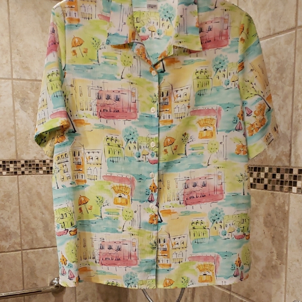 Alia Multicolor Graphic Shirt